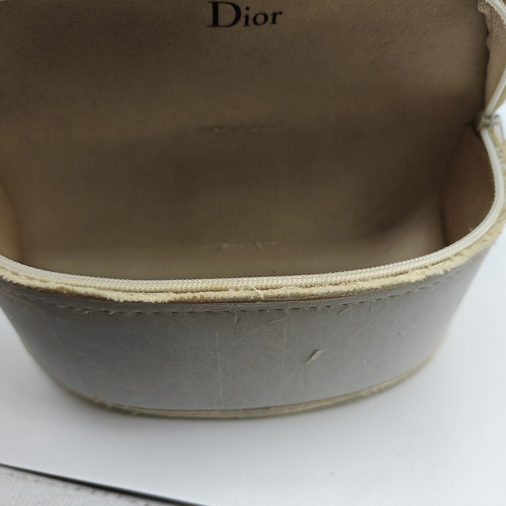 Christian Dior Rain 1 Ivory Frame & Brown Gradien Sunglasses with Gold Detailing - Picture 13 of 16